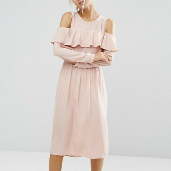Pink ASOS midi dress - Picture 2 of 2